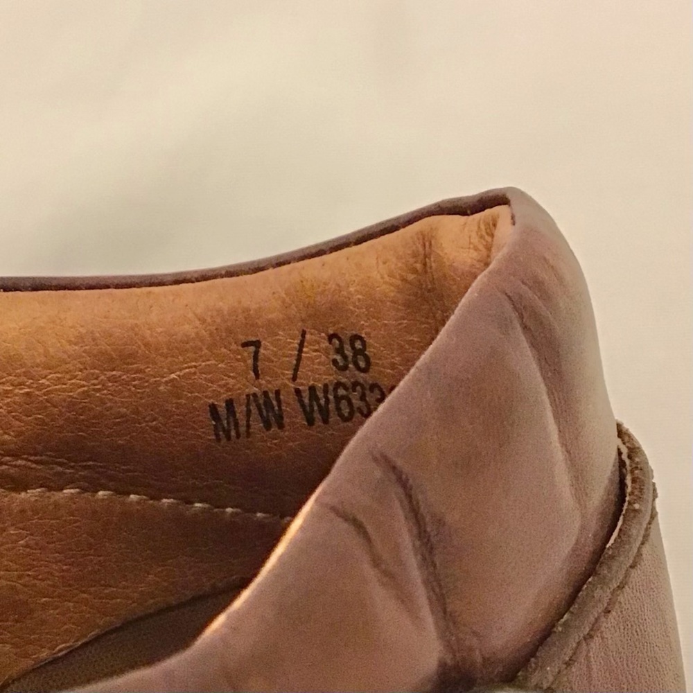 Born 7 Clogs Women’s Comfort Shoes Brown Distressed Leather Boho Platform - Picture 7 of 13